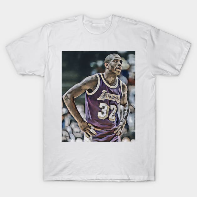 magic johnson T-Shirt by sepuloh